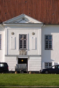 Indgang på Fussingø slot.