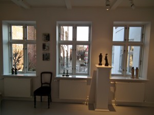 Galleriet ligger ved Domkirken i Ribe.